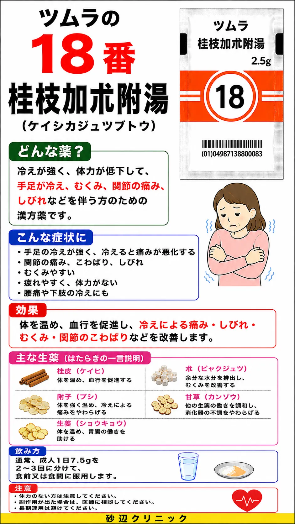 桂枝加朮附湯（ケイシカジュツブトウ）の解説